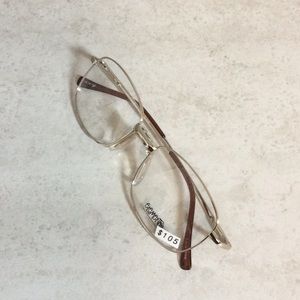 NWT Elements gold metal eyeglasses new old stock